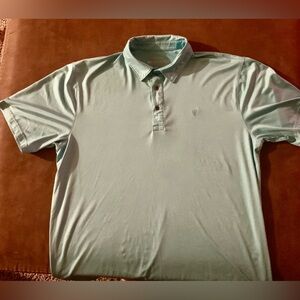 Ariat Tek, Fitted Western polo shirt, L, teal, Excellent condition.
